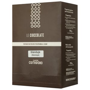 Costadoro Le Cioccolate Gianduja Chocolate Горячий шоколад растворимый Орех в пакетиках, коробка (фото modal nav 1)
