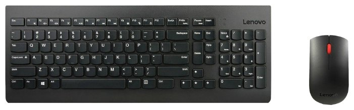 Клавиатура и мышь Lenovo Essential Wireless Keyboard and Mouse Combo 4X30M39487 Black USB (фото modal 1)