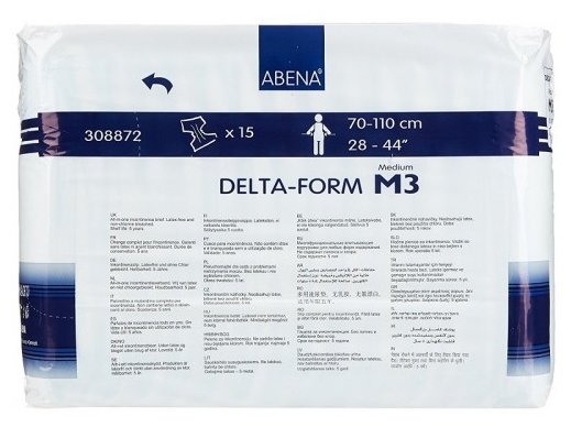 Подгузники Abena Delta-Form 3 (15 шт.) (фото modal 2)
