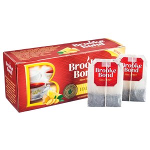 Чай черный Brooke Bond Имбирь и лимон ароматизированный в пакетиках (фото modal nav 4)