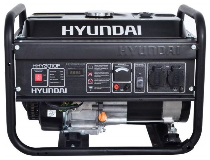 Бензиновая электростанция Hyundai HHY 3010F (фото modal 2)