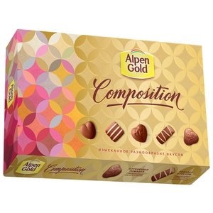 Набор конфет Alpen Gold Composition 5 вкусов 78 г (фото modal nav 1)