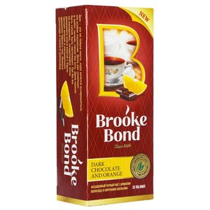 Чай черный Brooke Bond Темный шоколад и апельсин ароматизированный в пакетиках (фото modal nav 2)