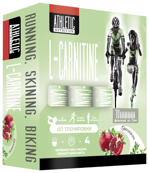 Athletic Nutrition L-карнитин 25 мл (10 шт.) (фото modal 1)