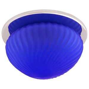 Встраиваемый светильник De Fran JB-5585 b, хром / синий (фото modal nav 1)