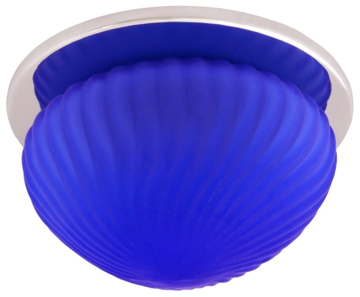 Встраиваемый светильник De Fran JB-5585 b, хром / синий (фото modal 1)