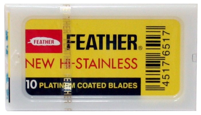 Лезвия для T-образного станка Feather New Hi-Stainless (фото modal 3)