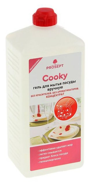 PROSEPT Гель для мытья посуды Cooky без цвета и запаха (фото modal 3)