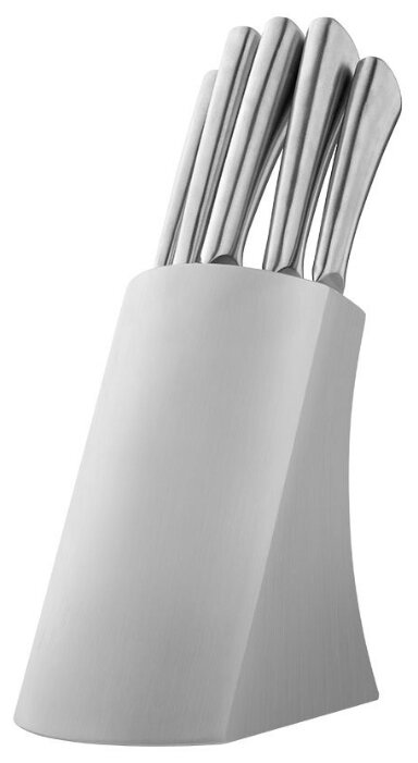 Набор BERKRAFT Silver 5 ножей с подставкой (фото modal 2)