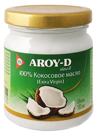 Aroy-D Масло 100% кокосовое (extra virgin) (фото modal 1)