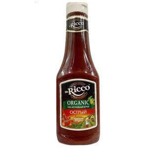 Кетчуп Mr.Ricco Острый organic с перцем чили и чесноком, пластиковая бутылка (фото modal nav 5)