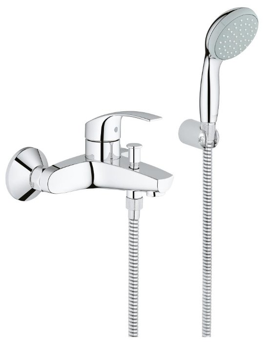 Однорычажный смеситель для ванны с душем Grohe Eurosmart 33302002 (фото modal 1)