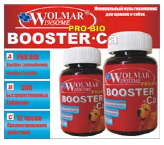 Витамины Wolmar Winsome Pro Bio Booster Ca для щенков средних и крупных пород, (фото modal 3)