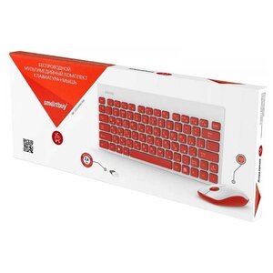 Клавиатура и мышь SmartBuy SBC-220349AG-RW White USB (фото modal nav 3)