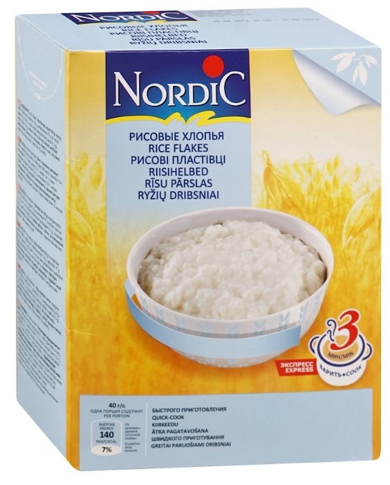 Nordic Хлопья рисовые, 800 г (фото modal 1)