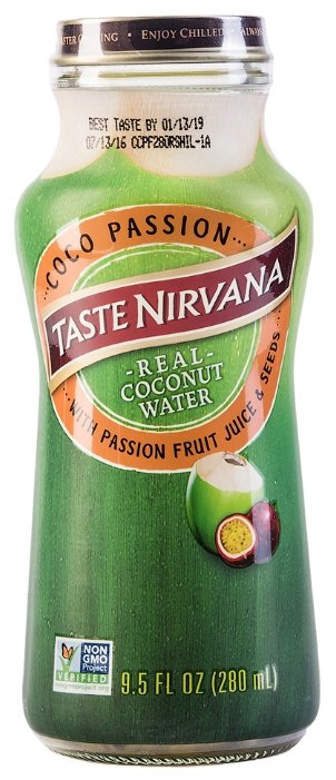 Вода кокосовая Taste Nirvana с соком и семенами маракуйя (фото modal 1)