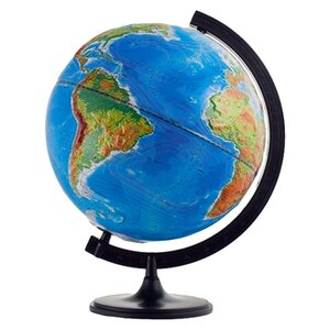 Глобус физико-политический Глобусный мир Двойная карта 320 мм (10202) (фото modal nav 1)
