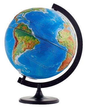 Глобус физико-политический Глобусный мир Двойная карта 320 мм (10202) (фото modal 1)