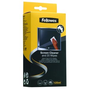 Набор Fellowes Screen Cleaner and Wipes чистящий спрей+сухие салфетки 20 шт. (фото modal nav 3)