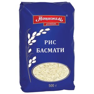 Рис Националь Басмати Premium длиннозерный 500 г (фото modal nav 1)