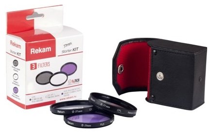 Набор светофильтров Rekam Starter Kit UV+CPL+FLD 77 мм (фото modal 5)