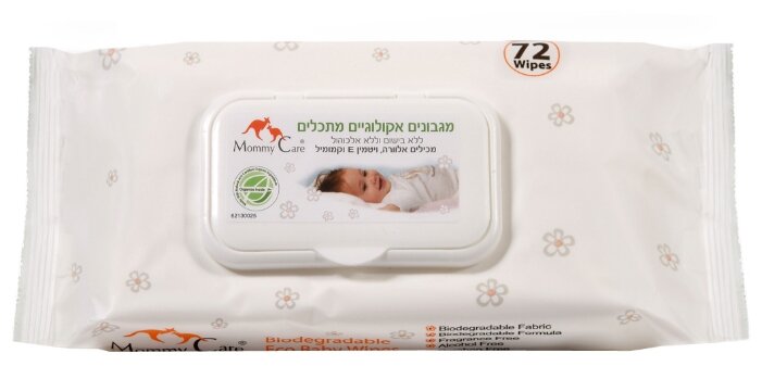 Влажные салфетки Mommy Care Детские органические (фото modal 1)