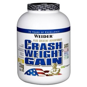 Гейнер Weider Crash Weight Gain (3 кг) (фото modal nav 2)