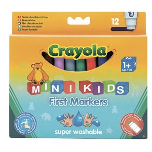 Crayola Мини-фломастеры смываемые 12 шт. (8325) (фото modal nav 1)