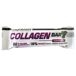 IRONMAN протеиновый батончик Collagen Bar (45 г)(24 шт.) (фото modal nav 2)
