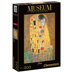 Пазл Clementoni Museum Collection Густав Климт Поцелуй (35060) , элементов: 500 шт. (фото modal nav 1)