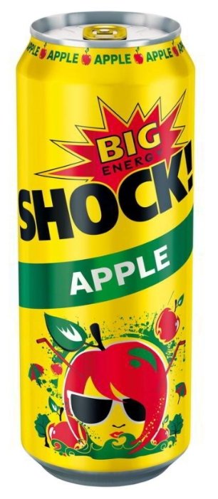 Энергетический напиток BigShock! Apple (фото modal 1)