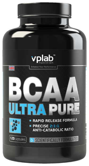 BCAA VP Laboratory BCAA Ultra Pure (120 капсул) (фото modal 1)