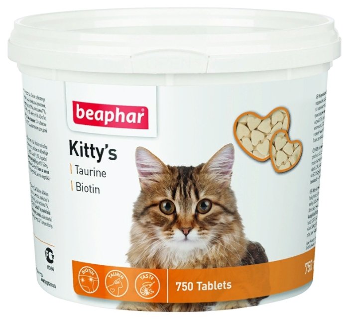 Добавка в корм Beaphar Kitty's Taurine + Biotin, (фото modal 5)