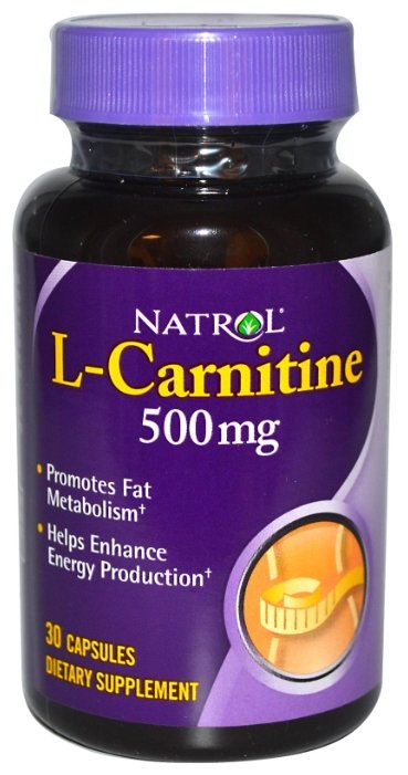 Natrol L-карнитин 500 мг (30 шт.) (фото modal 2)