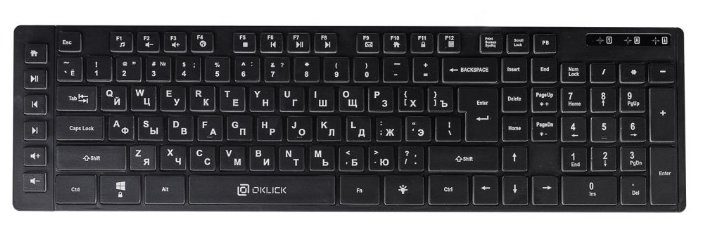 Клавиатура Oklick 560ML Black USB (фото modal 4)