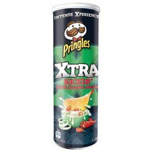 Чипсы Pringles Xtra картофельные Kickin' Sour Cream & Onion (фото modal nav 1)