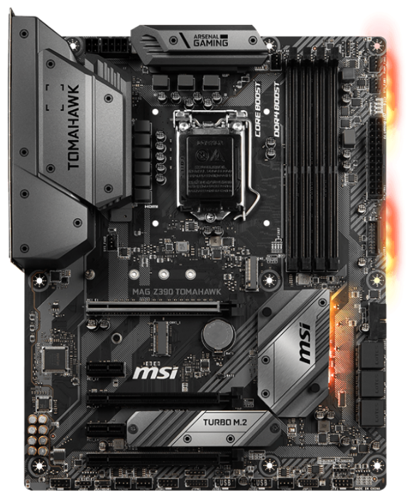 Материнская плата MSI MAG Z390 TOMAHAWK (фото modal 1)