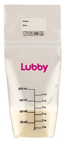Lubby Пакеты для хранения и заморозки грудного молока (фото modal 4)