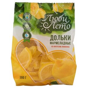 Мармеладные дольки Люби Лето со вкусом лимона 300 г (фото modal nav 2)