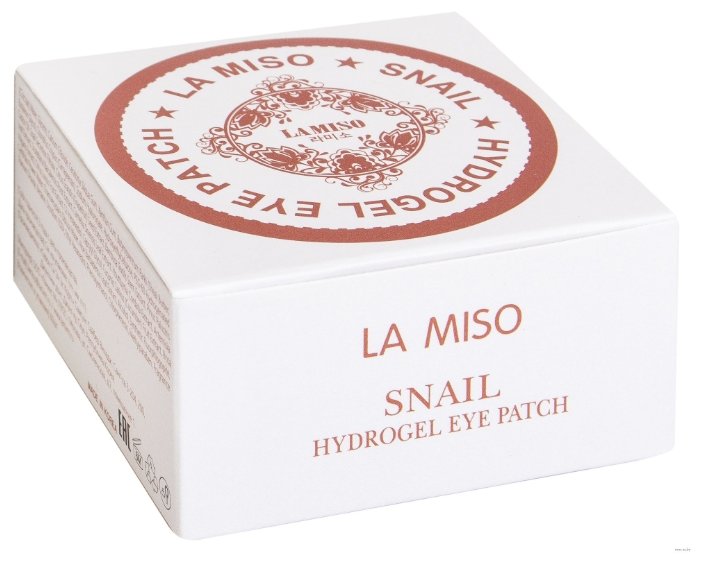 La Miso Гидрогелевые патчи с экстрактом слизи улитки для кожи вокруг глаз (фото modal 3)