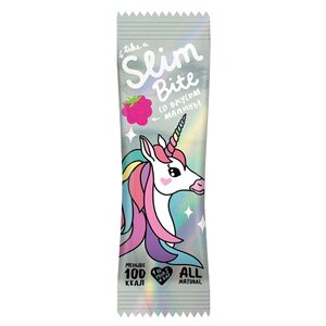 Фруктовый батончик Slim Bite Unicorn без сахара Малина, 30 г (фото modal nav 1)