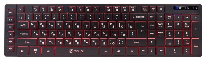 Клавиатура Oklick 560ML Black USB (фото modal 1)