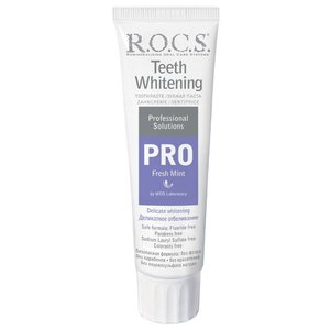 Зубная паста R.O.C.S. Pro Деликатное отбеливание Свежая мята (фото modal nav 1)