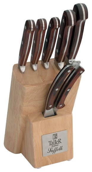 Набор Taller Suffolk 5 ножей и ножницы с подставкой (фото modal 1)