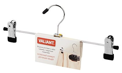 Вешалка Valiant Для брюк с зажимами 121B07 (фото modal 1)