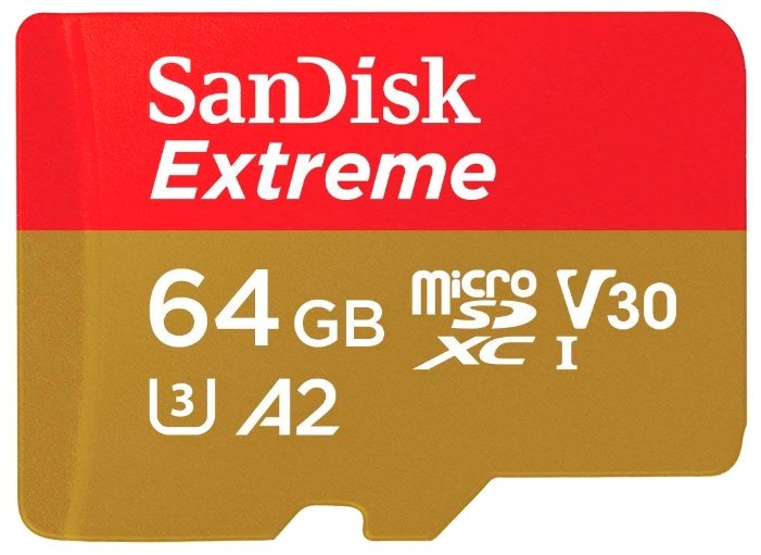 Карта памяти SanDisk Extreme microSDXC Class 10 UHS Class 3 V30 A2 160MB/s + SD adapter (фото modal 1)
