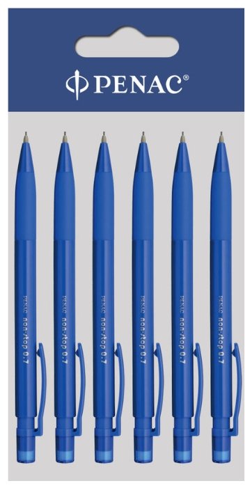 Penac Механический карандаш Non-Stop HВ, 0.7 мм, 6 шт (фото modal 1)