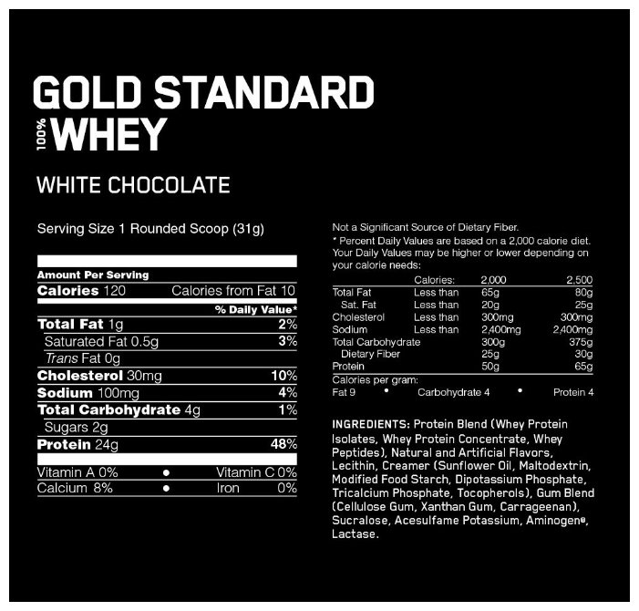 Протеин Optimum Nutrition 100% Whey Gold Standard (2.225-2.353 кг) (фото modal 5)