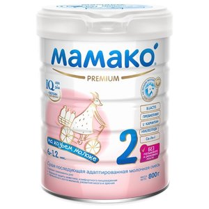 Смесь МАМАКО 2 Premium (c 6 до 12 месяцев) 800 г (фото modal nav 1)