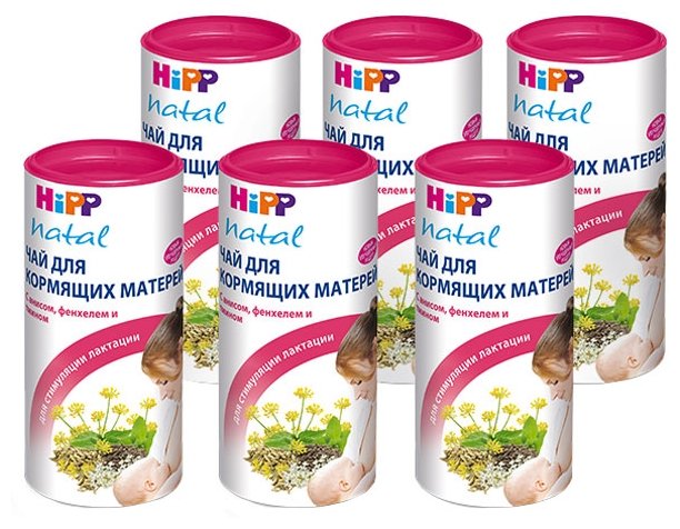 Чай для кормящих матерей HiPP 200 г, 6 шт. (фото modal 1)